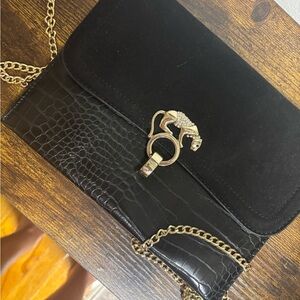 Black and Gold Designer Women's Bag
